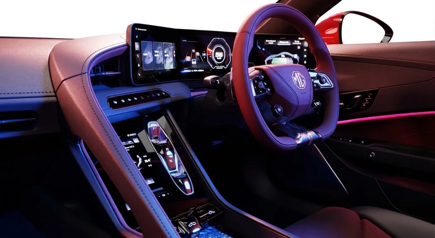 Car Inside - Mg Cyberster